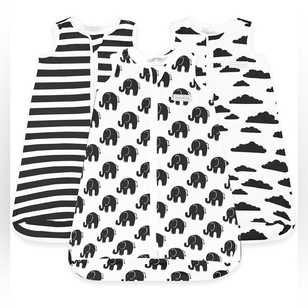 Baby sleeping bag sack - 0-6 months 3 pack